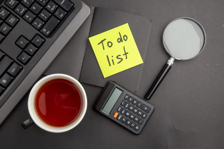 Viewing a Task page